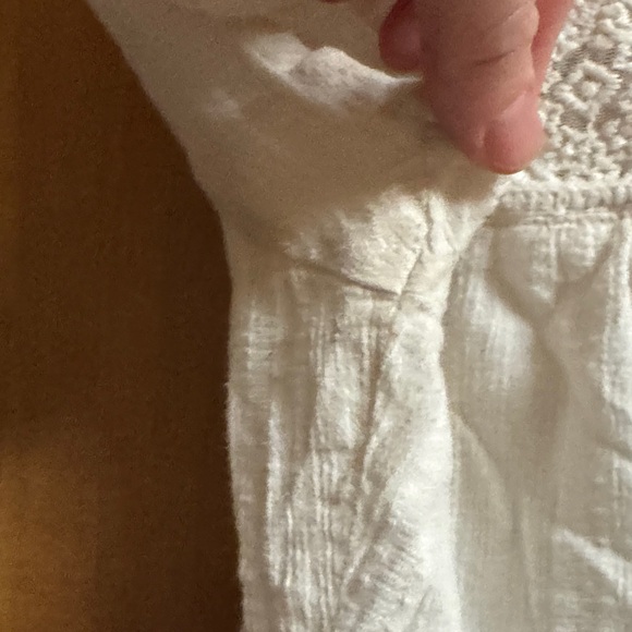 Prana White Lace Detail Blouse - Picture 4 of 4